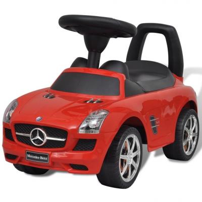 Emaga mercedes benz - samochód zabawka dla dzieci napędzany nogami czerwony