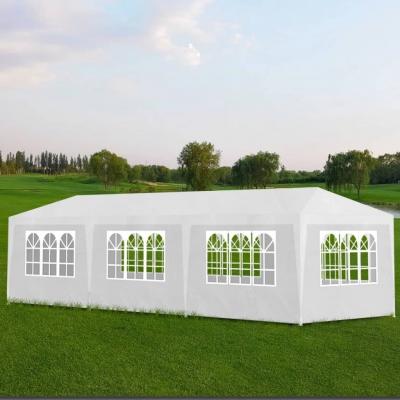 Emaga vidaxl namiot imprezowy, 3 x 9 m, biały