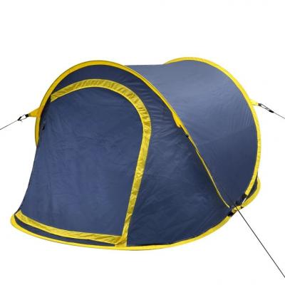 Emaga namiot typu pop-up, 2-osobowy, granatowy/żółty