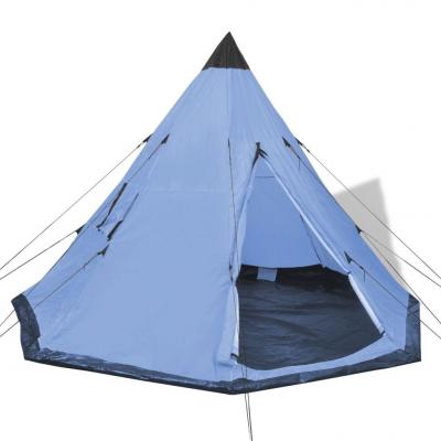 Emaga vidaxl namiot 4-osobowy, niebieski