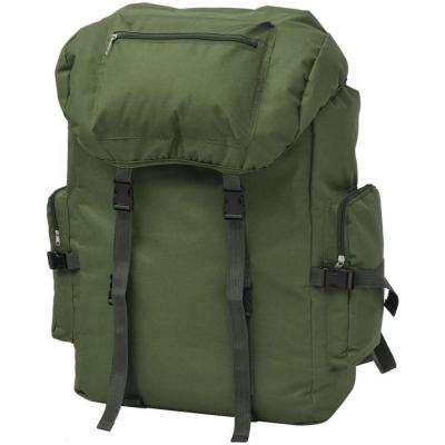 Emaga vidaxl plecak w wojskowym stylu, 65 l, zielony