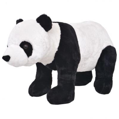 Emaga vidaxl pluszowa panda, stojąca, czarno-biała, xxl