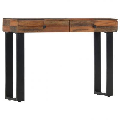 Emaga vidaxl stolik typu konsola, 110 x 30 x 76 cm, lite drewno z odzysku