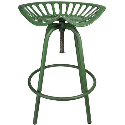 Emaga esschert design stołek barowy tractor, zielony, ih023