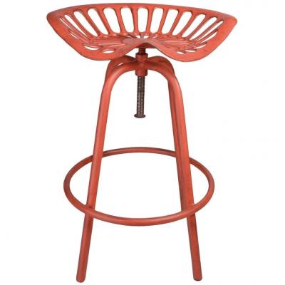 Emaga esschert design stołek barowy tractor, czerwony, ih024