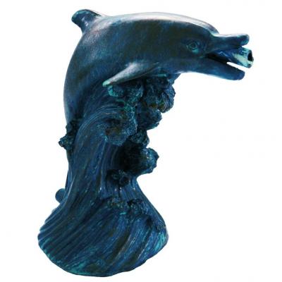 Emaga ubbink fontanna do oczka wodnego w kształcie delfina, 18 cm, 1386020