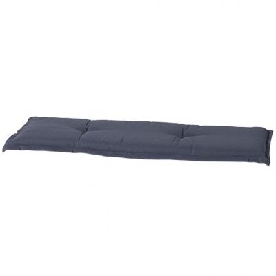 Emaga madison poduszka na ławkę panama, 120 x 48 cm, szara