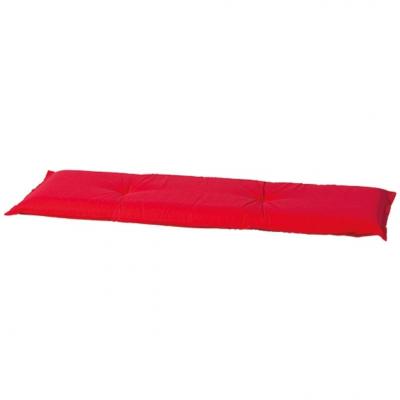 Emaga madison poduszka na ławkę panama, 120x48 cm, czerwona, ban6b220