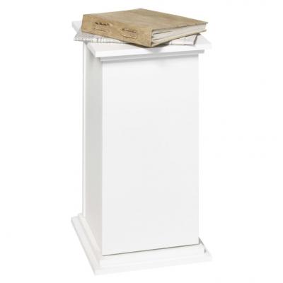 Emaga fmd stolik boczny z drzwiczkami, 57,4 cm, biały