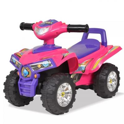 Emaga vidaxl quad dla dzieci, ze światłem i dźwiękiem, różowo-fioletowy