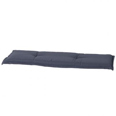 Emaga madison poduszka na ławę panama, 150 x 48 cm, szara
