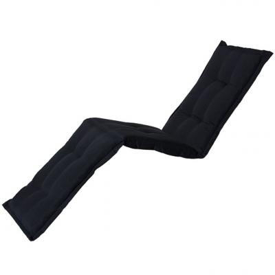Emaga madison poduszka na leżak panama, 200 x 65 cm, czarna, ligsb223