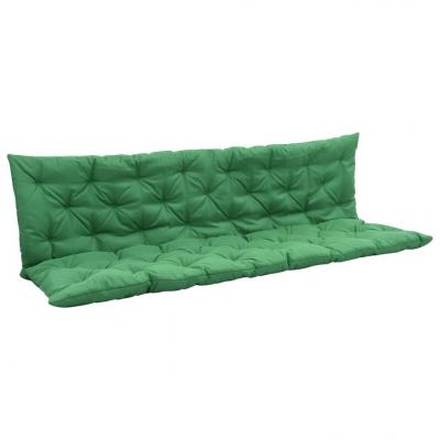 Emaga vidaxl poduszka na huśtawkę, zielona, 200 cm, tkanina