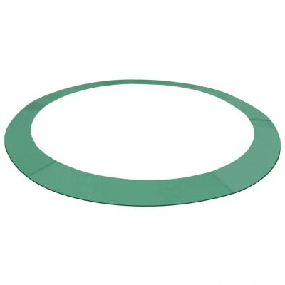Emaga vidaxl osłona sprężyn pe do okrągłych trampolin 10 ft/3,05 m, zielona