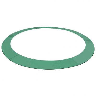 Emaga vidaxl osłona na sprężyny trampoliny okrągłej 3,66 m, pe, zielona