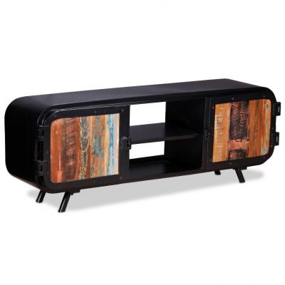 Emaga vidaxl szafka pod telewizor, drewno z odzysku, 120x30x45 cm