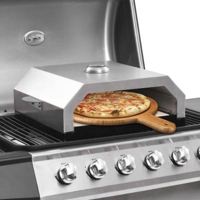 Emaga vidaxl piec do pizzy z kamieniem, na grill gazowy lub węglowy