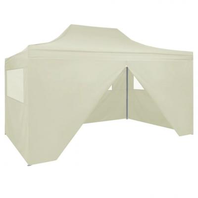 Emaga vidaxl profesjonalny, składany namiot imprezowy, 4 ściany, 3x4 m, stal