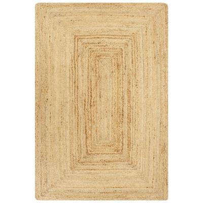 Emaga vidaxl ręcznie wykonany dywan, juta, naturalny, 120x180 cm