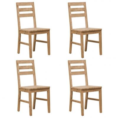 Emaga vidaxl krzesła jadalniane, 4 szt., lite drewno akacjowe