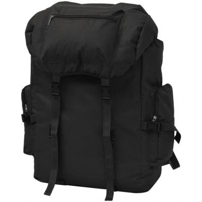 Emaga vidaxl plecak w wojskowym stylu, 65 l, czarny