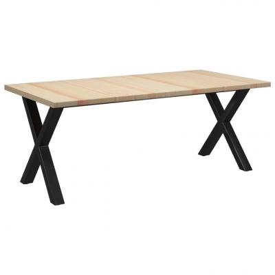 Emaga vidaxl stół do jadalni, 200x100x76 cm, drewno sosnowe