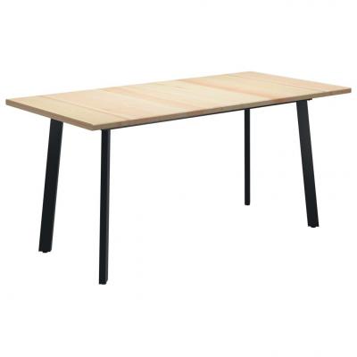Emaga vidaxl stół jadalniany, 160x80x76 cm, drewno sosnowe