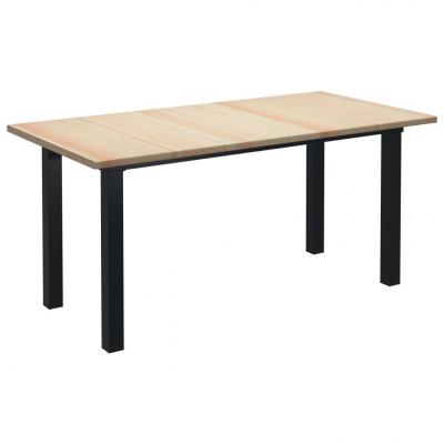 Emaga vidaxl stół do jadalni, 160x80x76 cm, drewno sosnowe