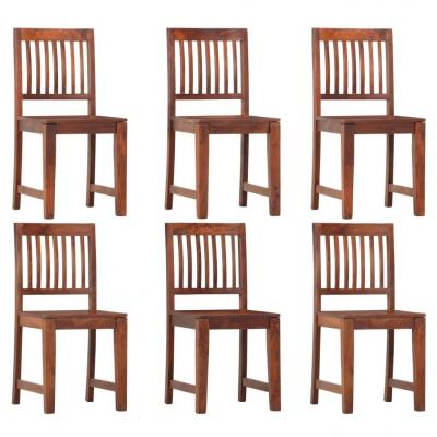 Emaga vidaxl krzesła stołowe, 6 szt., lite drewno mango
