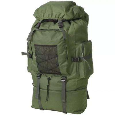 Emaga vidaxl plecak xxl w wojskowym stylu, 100 l, zielony