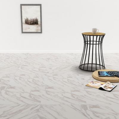 Emaga vidaxl samoprzylepne panele podłogowe z pvc, 5,11 m², biały marmur