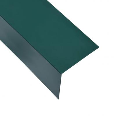 Emaga vidaxl kątowniki, 5 szt., aluminiowe, zielone, 170 cm, 60x40 mm