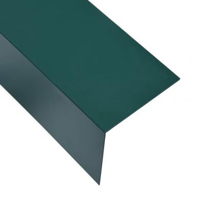 Emaga vidaxl kątowniki, 5 szt., aluminiowe, zielone, 170 cm, 100x100 mm