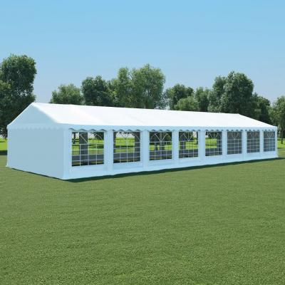 Emaga vidaxl namiot ogrodowy z pvc, 6 x 16 m, biały