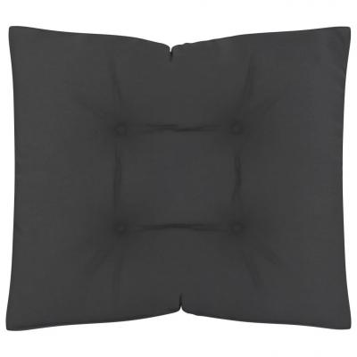 Emaga vidaxl poduszka na podłogę lub palety, 60 x 61 x 10 cm, czarna