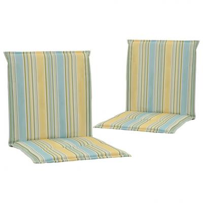 Emaga vidaxl poduszki na krzesła ogrodowe, 2 szt., kolorowe, 100x50x3 cm