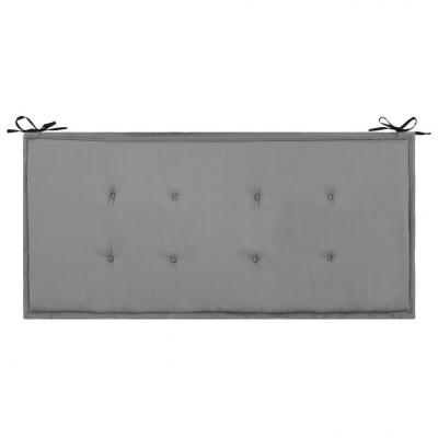 Emaga vidaxl poduszka na ławkę ogrodową, czarno-szara, 100x50x3 cm