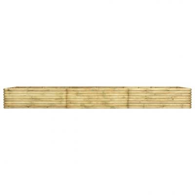 Emaga vidaxl podwyższona donica, 450x100x48 cm, impregnowane drewno, 19 mm