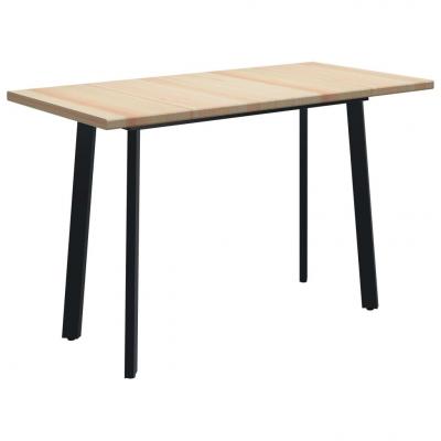 Emaga vidaxl stół jadalniany, 140x70x76 cm, drewno sosnowe