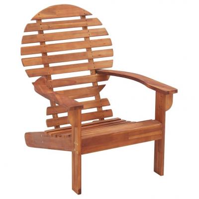 Emaga vidaxl krzesło ogrodowe adirondack, lite drewno akacjowe