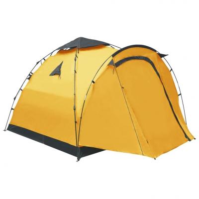 Emaga vidaxl namiot turystyczny typu pop-up, 3-osobowy, żółty