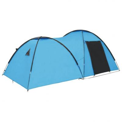 Emaga vidaxl namiot turystyczny typu igloo, 450x240x190 cm, 4-os., niebieski