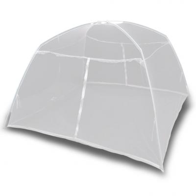 Emaga vidaxl moskitiera namiotowa, 200x120x130 cm, włókno szklane, biała