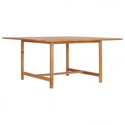 Emaga vidaxl stół ogrodowy, 150x150x76 cm, lite drewno tekowe