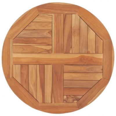 Emaga vidaxl blat stołu, lite drewno tekowe, okrągły, 60 cm