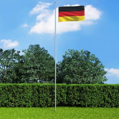 Emaga vidaxl flaga niemiec z aluminiowym masztem, 6,2 m