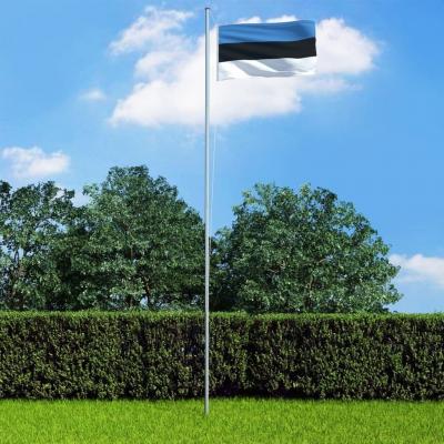 Emaga vidaxl flaga estonii z aluminiowym masztem, 6,2 m