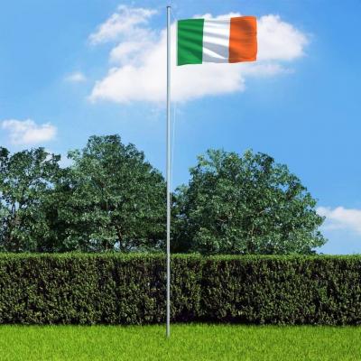 Emaga vidaxl flaga irlandii z aluminiowym masztem, 6,2 m