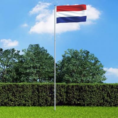 Emaga vidaxl flaga holandii z aluminiowym masztem, 6 m