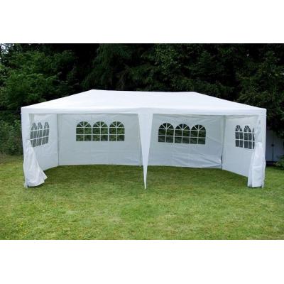 Emaga pawilon ogrodowy 3x6 m, biały namiot handlowy ze ściankami